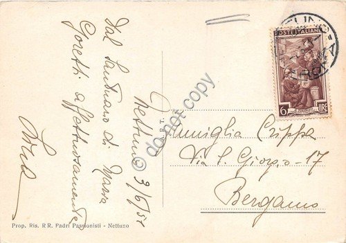 Cartolina Santuario di Nettuno Saluti da Vedutine (Altre tematiche) | Immagine Gallery 2