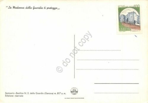Cartolina Santuario Madonna della Guardia interno (Genova)