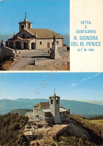 Cartolina Santuario N. Signora del Monte Penice vedute (Piacenza) | Immagine principale