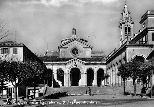 Cartolina Santuario N. Signora della Guardia prospetto da Sud 1960 … | Immagine principale