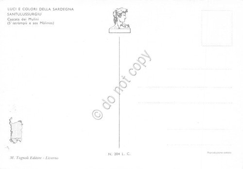 Cartolina Santulussurgiu Cascata dei Mulini | Immagine Gallery 2
