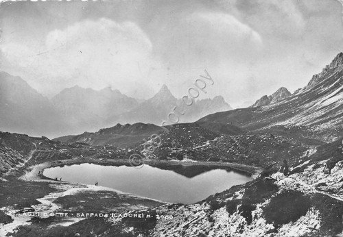 Cartolina Sappada Cadore Laghi Dolbe (Belluno)