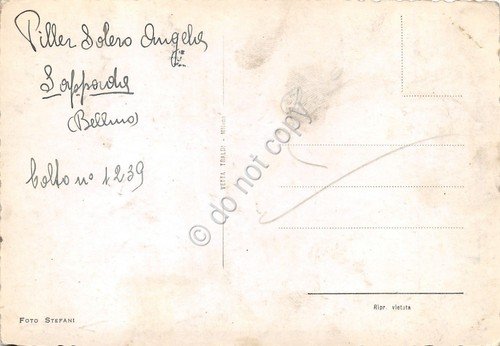 Cartolina Sappada Cadore Laghi Dolbe (Belluno)