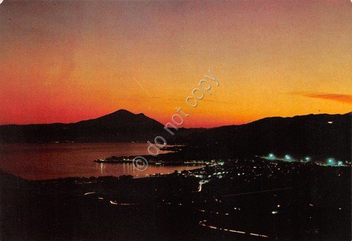 Cartolina Sapri panorama notturno anni '80 | Immagine principale