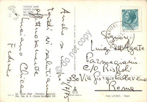 Cartolina Sapri saluti da vedutine (Altre tematiche) | Immagine Gallery 2