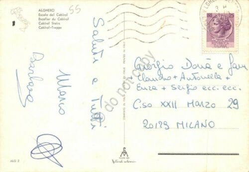 Cartolina Sardegna Alghero Escal del Cubirol VG (Sassari) | Immagine Gallery 2