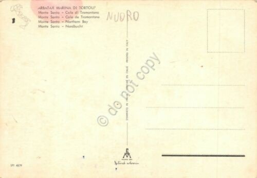 Cartolina Sardegna Arbatax Marina di Tortolì Monte Santo Cala di … | Immagine Gallery 2