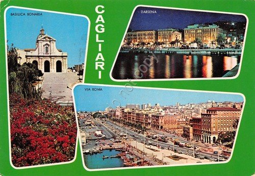 Cartolina Sardegna Cagliari Vedutine 1987 | Immagine principale