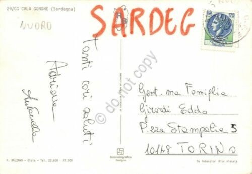 Cartolina Sardegna Cala Gonone (Nuoro) | Immagine Gallery 2