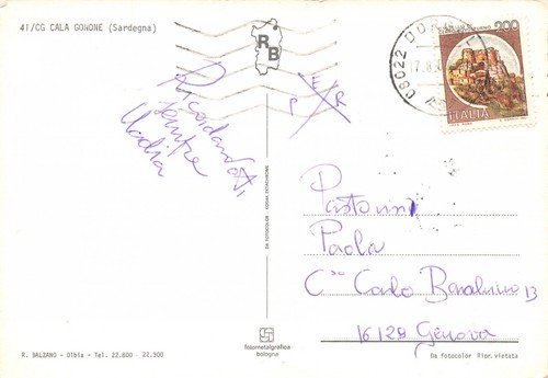 Cartolina Sardegna Cala Gonone panorama (Nuoro) | Immagine Gallery 2