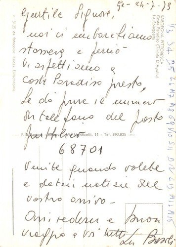 Cartolina Sardegna Costa Paradiso Trinit? D'Agultu Spiaggia (Sassari) | Immagine Gallery 2