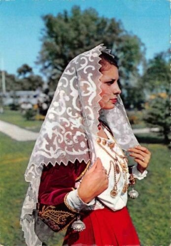 Cartolina Sardegna Costumi Sardi Ossi 1973 (Cagliari) | Immagine principale