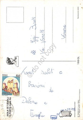 Cartolina Sardegna Isola di Tavolara e Porto San Paolo 1988 … | Immagine Gallery 2