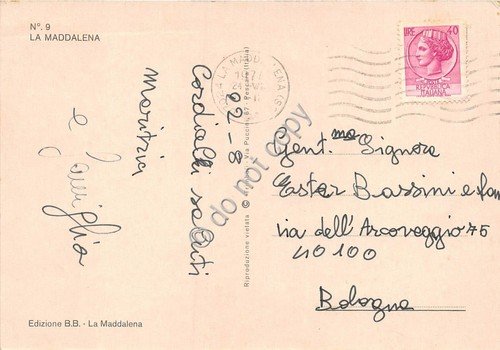 Cartolina Sardegna La Maddalena Vedutine 1977 | Immagine Gallery 2