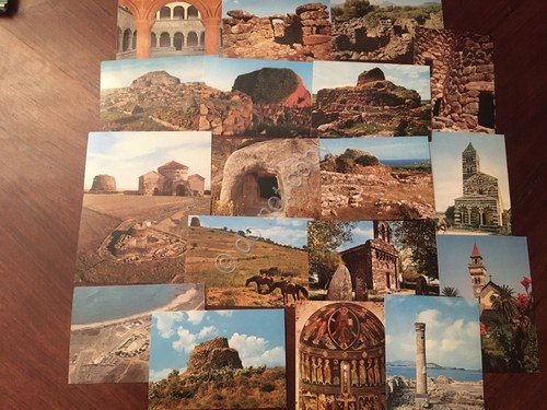 Cartolina Sardegna lotto di 40 cartoline varie nuraghe chiese | Immagine Gallery 2