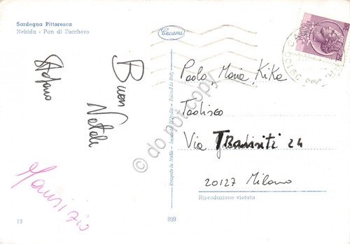 Cartolina Sardegna Nebida Pan di Zucchero (Cagliari) | Immagine Gallery 2