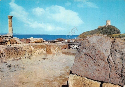 Cartolina Sardegna Nora Rovine Puniche 1969 (Cagliari)