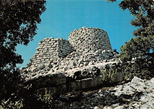 Cartolina Sardegna Nuraghe Mereu sul Supramonte 1985 (Nuoro)