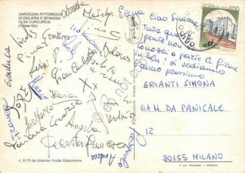 Cartolina Sardegna Orosei Sa Curcurica (Nuoro)