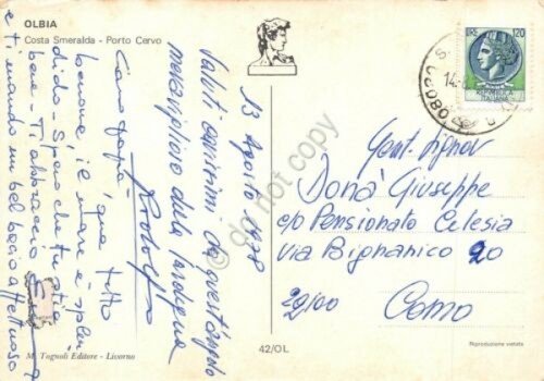 Cartolina Sardegna Porto Cervo scorcio del paese (Sassari) | Immagine Gallery 2