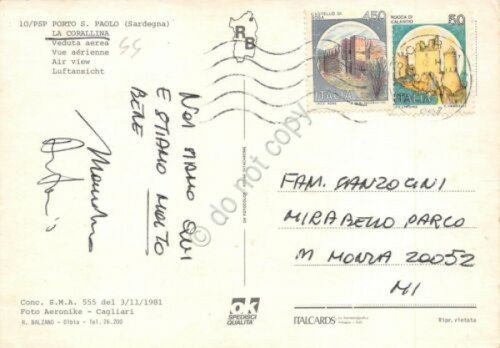 Cartolina Sardegna Porto San Paolo La Corallina panorama aereo | Immagine Gallery 2