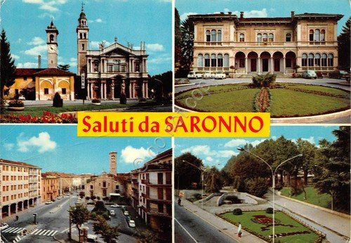 Cartolina Saronno Vedute