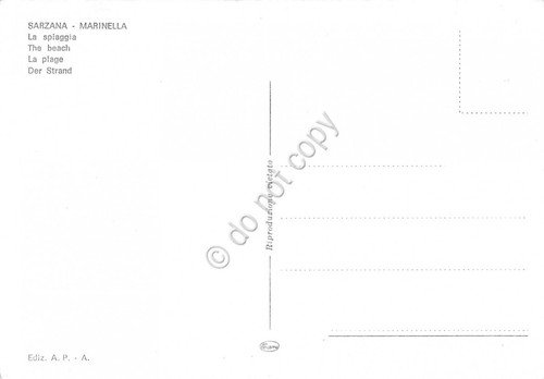 Cartolina Sarzana Marinella la spiaggia animata (La Spezia) | Immagine Gallery 2