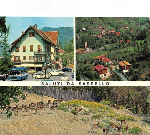 Cartolina Sassello Bar Ristorante da Bove e Accinelli case Birra …