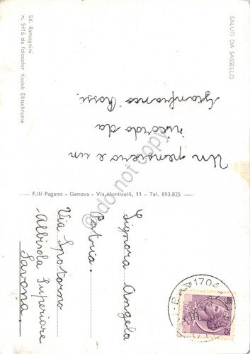 Cartolina Sassello vedute panorama e paese 1979 (Savona) | Immagine Gallery 2