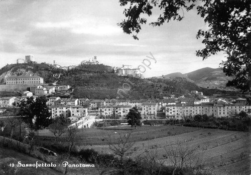 Cartolina Sassoferrato Panorama