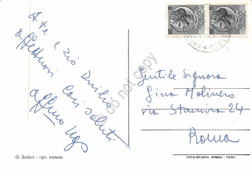 Cartolina Sassoferrato Panorama