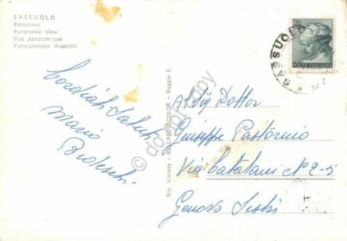 Cartolina Sassuolo Panorama anni '60 | Immagine Gallery 2