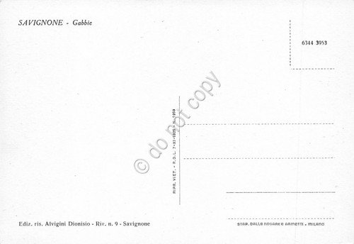 Cartolina Savignone Gabbie panorama | Immagine Gallery 2