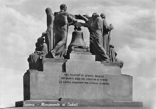 Cartolina Savona Monumento ai Caduti 1956 | Immagine principale