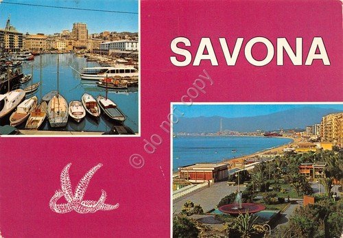 Cartolina Savona vedute 1978 | Immagine principale