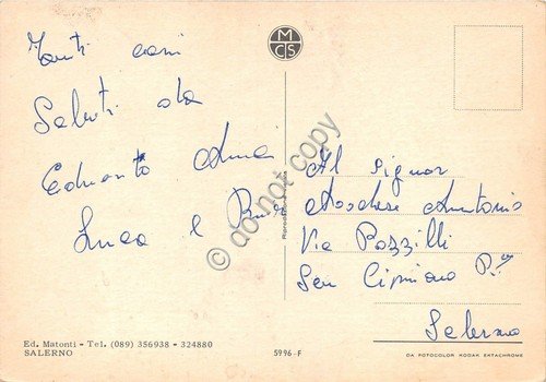 Cartolina Scalea Saluti da Vedutine (Altre tematiche) | Immagine Gallery 2