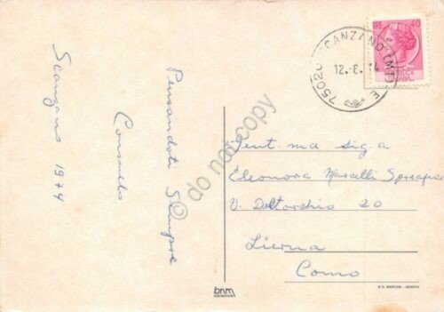 Cartolina Scanzano Jonico Matera vedute 1974