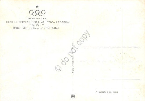 Cartolina Schio Centro Tecnico Atletica leggera vedute varie anni '80 | Immagine Gallery 2