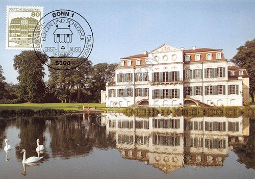 Cartolina Schloss Wilhelmsthal Timbro filatelico 1982 | Immagine principale