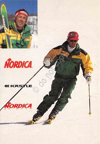 Cartolina Sci Gustav Thoeni Nordica Kastle Barilla | Immagine principale