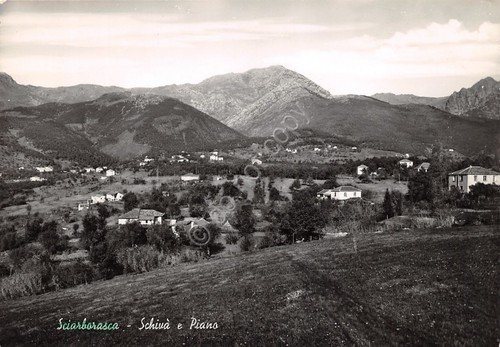 Cartolina Sciarborasca Schivà e Piano panorama