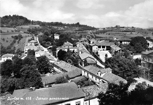 Cartolina Sciolze Panorama parziale