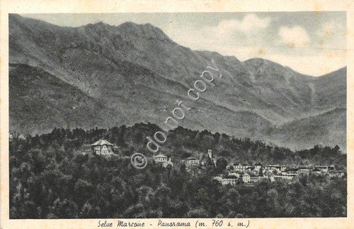 Cartolina Selve Marcone Panorama 1949 | Immagine principale