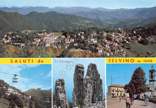 Cartolina Selvino 4 vedute 1969 (Bergamo) | Immagine principale