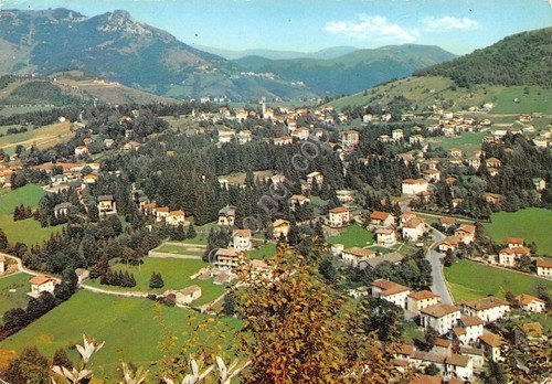 Cartolina Selvino panorama Ristorante Primavera 1969