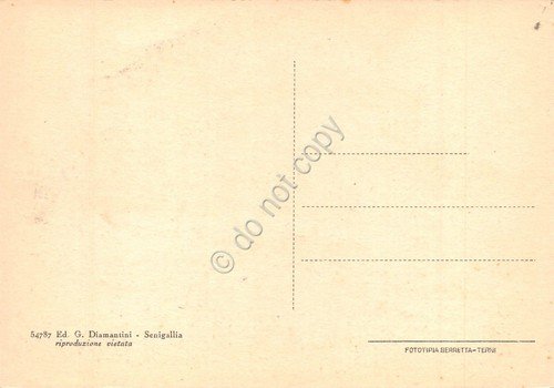 Cartolina Senigallia Fontana dell'Oca