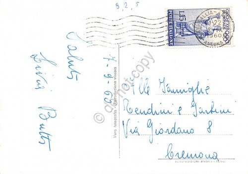 Cartolina Senigallia Lungomare e rotonda 1960 | Immagine Gallery 2