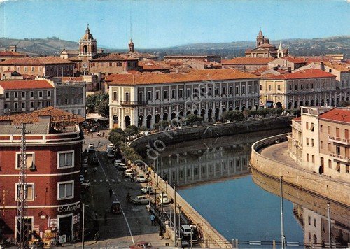 Cartolina Senigallia panorama e portici | Immagine principale