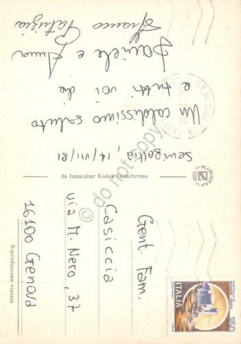 Cartolina Senigallia vedute varie barche spiaggia panorama citt? 1981 (Ancona)