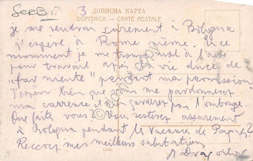 Cartolina Serbia Novi Sat Illustrata Dunavsko parobrodsko